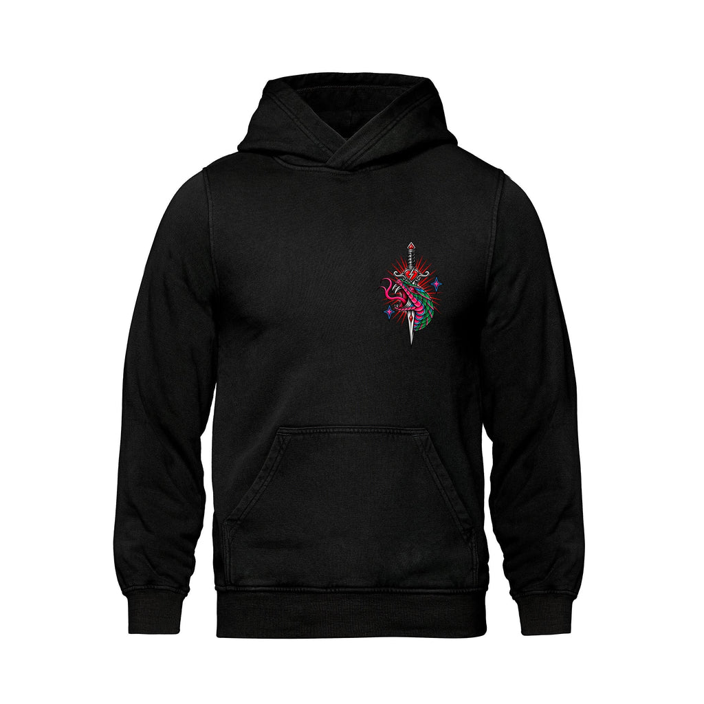 Rebel Hearts District Men's Hoodie — Snake front