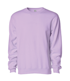 INDEPENDENT SS3000-P2, Ss3000 - Midweight Crewneck Sweatshirts (royal, Royal Heather, Sandstone, White), Lavender
