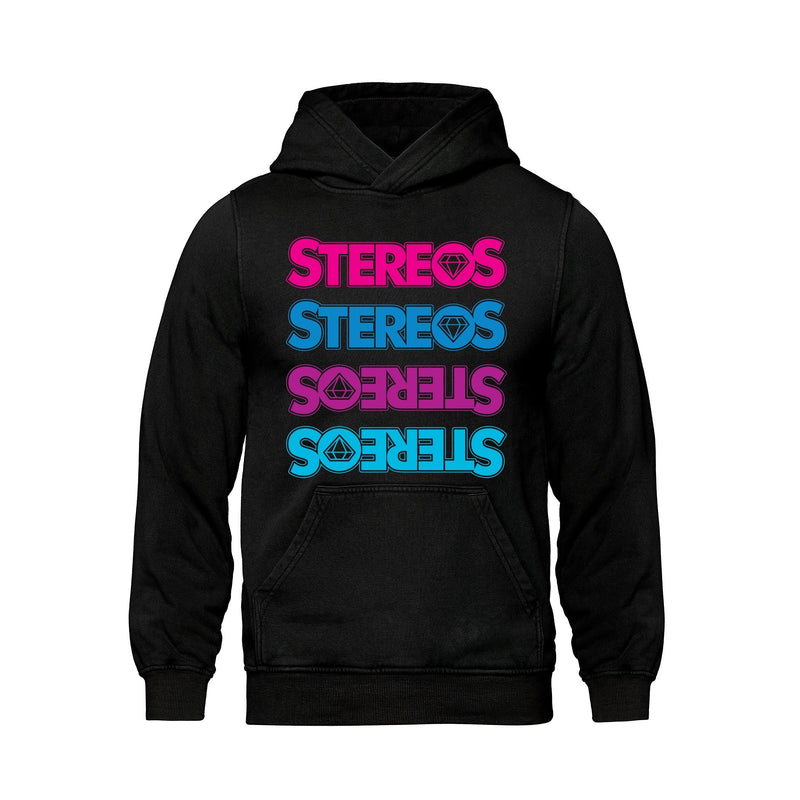Stereos — Mirrored Logo Hoodie mockup