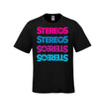 Stereos — Mirrored Logo T-Shirt mockup