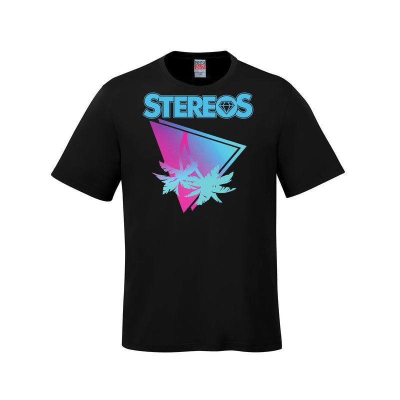 Stereos — Palm Triangle T-Shirt mockup