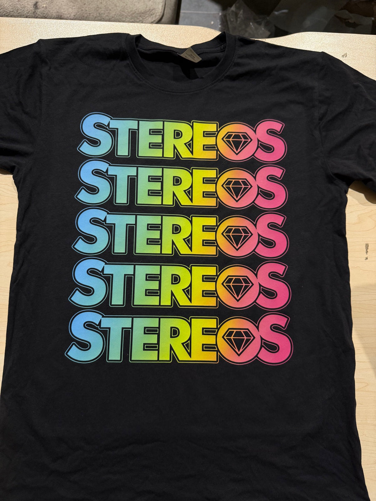 Stereos — Rainbow Logo shirt