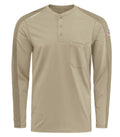 Bulwark FR STL2, Men’s Flex Knit Henley. Special Order - Xpress Feature Item, Khaki