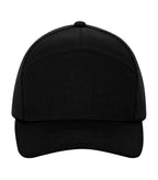 ATC WeRK WERK1332, Canvas 7-panel Snapback Cap, Black