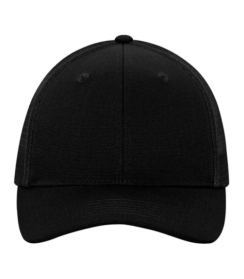 ATC WeRK WERK1333, Canvas Snapback Trucker Cap, Black/Black