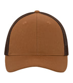 ATC WeRK WERK1333, Canvas Snapback Trucker Cap, Caramel/Chocolate