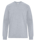 ATC WeRK WERK250LS, Heavyweight Ring Spun Cotton Long Sleeve Tee, Athletic Grey**