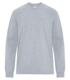 ATC WeRK WERK250LS, Heavyweight Ring Spun Cotton Long Sleeve Tee, Athletic Grey**