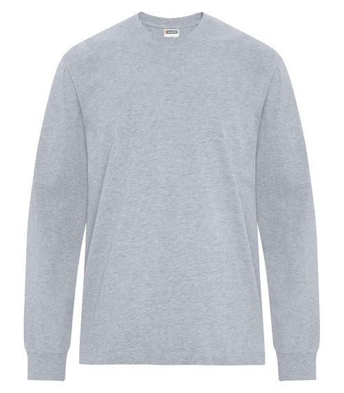 ATC WeRK WERK250LS, Heavyweight Ring Spun Cotton Long Sleeve Tee, Athletic Grey**
