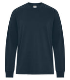 ATC WeRK WERK250LS, Heavyweight Ring Spun Cotton Long Sleeve Tee, Dark Navy