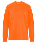 ATC WeRK WERK250LS, Heavyweight Ring Spun Cotton Long Sleeve Tee, Safety Orange*