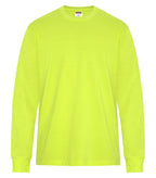 ATC WeRK WERK250LS, Heavyweight Ring Spun Cotton Long Sleeve Tee, Safety Yellow*