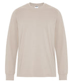 ATC WeRK WERK250LS, Heavyweight Ring Spun Cotton Long Sleeve Tee, Sand