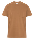 ATC WeRK WERK250P, Heavyweight Ring Spun Cotton Pocket Tee, Caramel