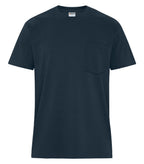 ATC WeRK WERK250P, Heavyweight Ring Spun Cotton Pocket Tee, Dark Navy