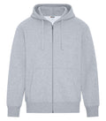 ATC WeRK WERK422, Heavyweight Fleece Full Zip Hoodie, Athletic Grey