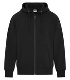 ATC WeRK WERK422, Heavyweight Fleece Full Zip Hoodie, Black