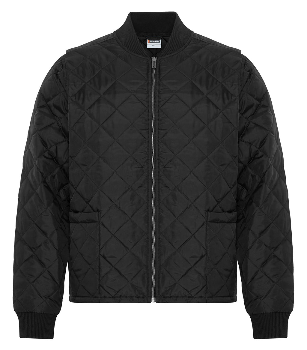 ATC WeRK WERK7611, Quilted Freezer Jacket, Black