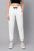 Milltex Sportswear 724, Adult Unisex Mid Weight Classic Jogger Pants, White