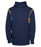 ATC Y2201, Ptech Fleece Varcity Youth Hoodie, True Navy/Gold