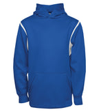 ATC Y2201, Ptech Fleece Varcity Youth Hoodie, True Royal/White