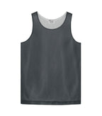 ATC Y3535, Pro Club Reversible Mesh Youth Tank Top, Iron Grey/White