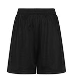 ATC Y3536, Pro Club 5” Mesh Youth Shorts, Black