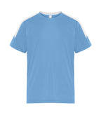 ATC Y3550, Pro Club Youth Tee, Carolina/White