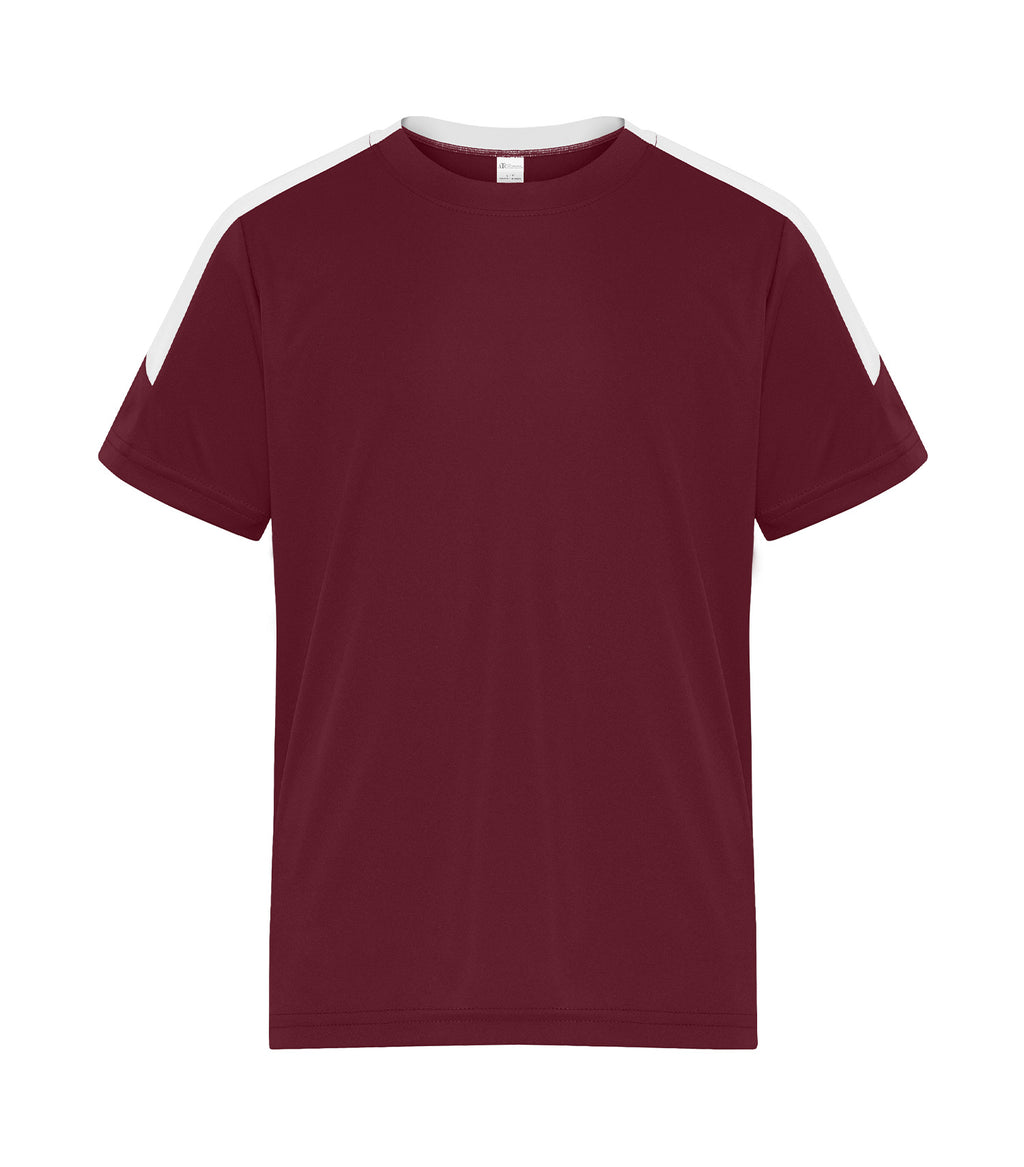 Maroon/White