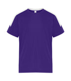ATC Y3550, Pro Club Youth Tee, Purple/White