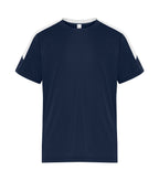 ATC Y3550, Pro Club Youth Tee, True Navy/White