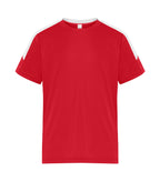 ATC Y3550, Pro Club Youth Tee, True Red/White