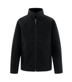 CH Essential Y7610, Water Repellent Soft Shell Youth Jacket, Black